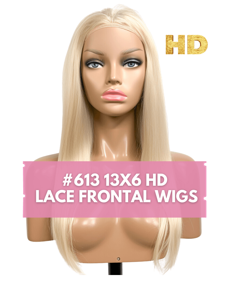 PONYTAIL Clip In Hair Extensions Light Blonde #613 REVERSIBLE 4