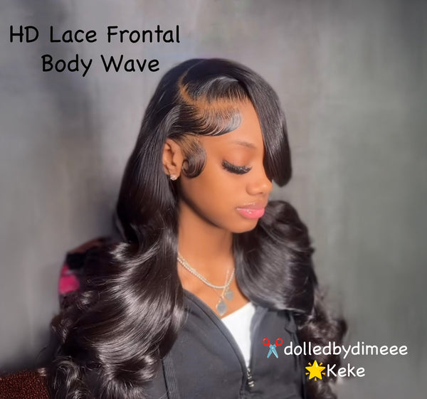 HD Lace Frontal 13x6 Pre-Plucked Free Part