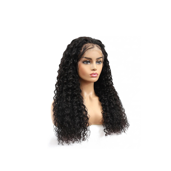 Transparent Lace 13x6 #1B Natural Black Lace Frontal Wig 180% Density