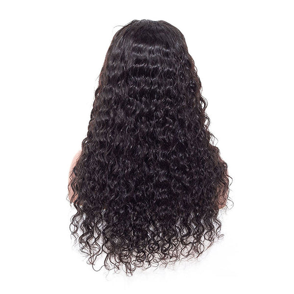 Transparent Lace 13x6 #1B Natural Black Lace Frontal Wig 180% Density